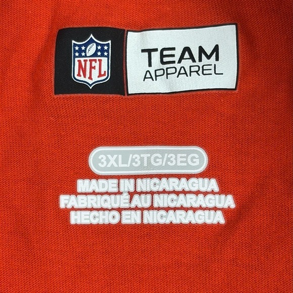 NFL Team Apparel Denver Broncos Long Sleeve Graphic Tee Mens Size 3XL Orange NWT - Picture 3 of 12